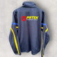 Parramatta Eels Vintage Chest Zip ISC Nrl Pullover Jumper