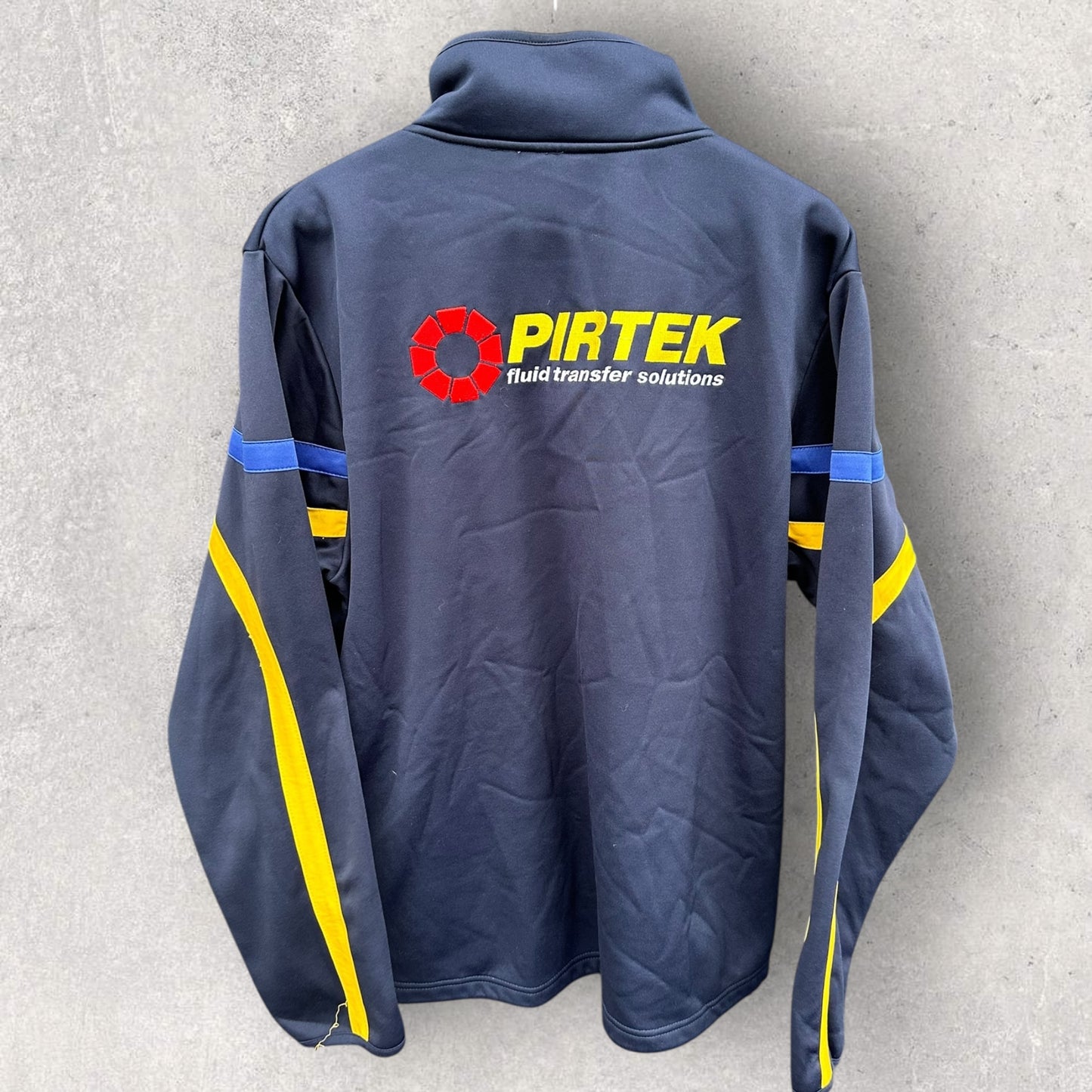 Parramatta Eels Vintage Chest Zip ISC Nrl Pullover Jumper