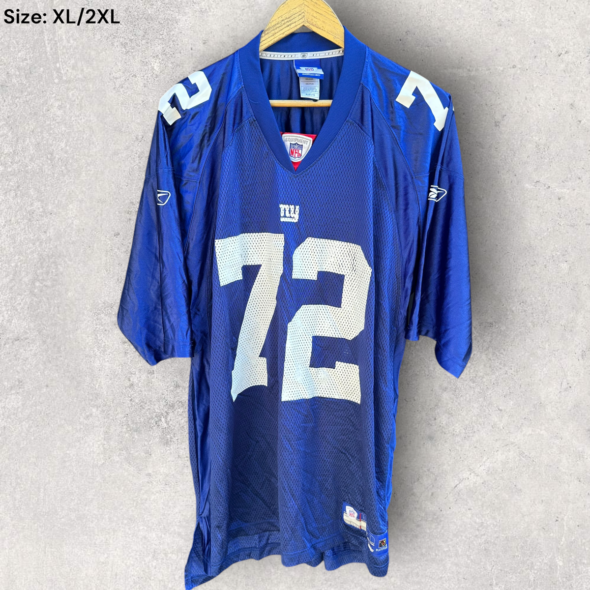 Osi Umenyiora New York Giants Reebok Vintage NFL Blue Jersey