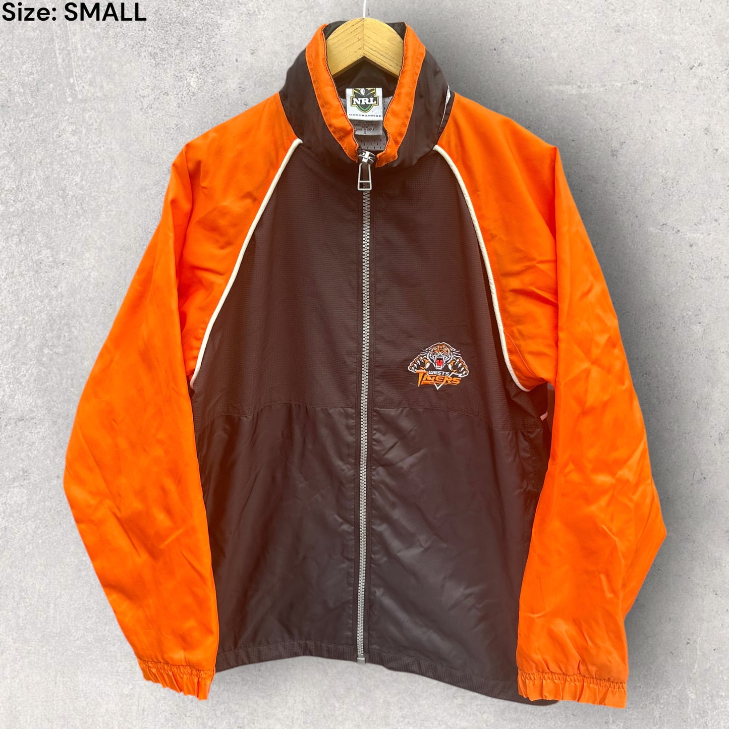 WESTS TIGERS VIVID VINTAGE 2000 WINDBREAKER JACKET