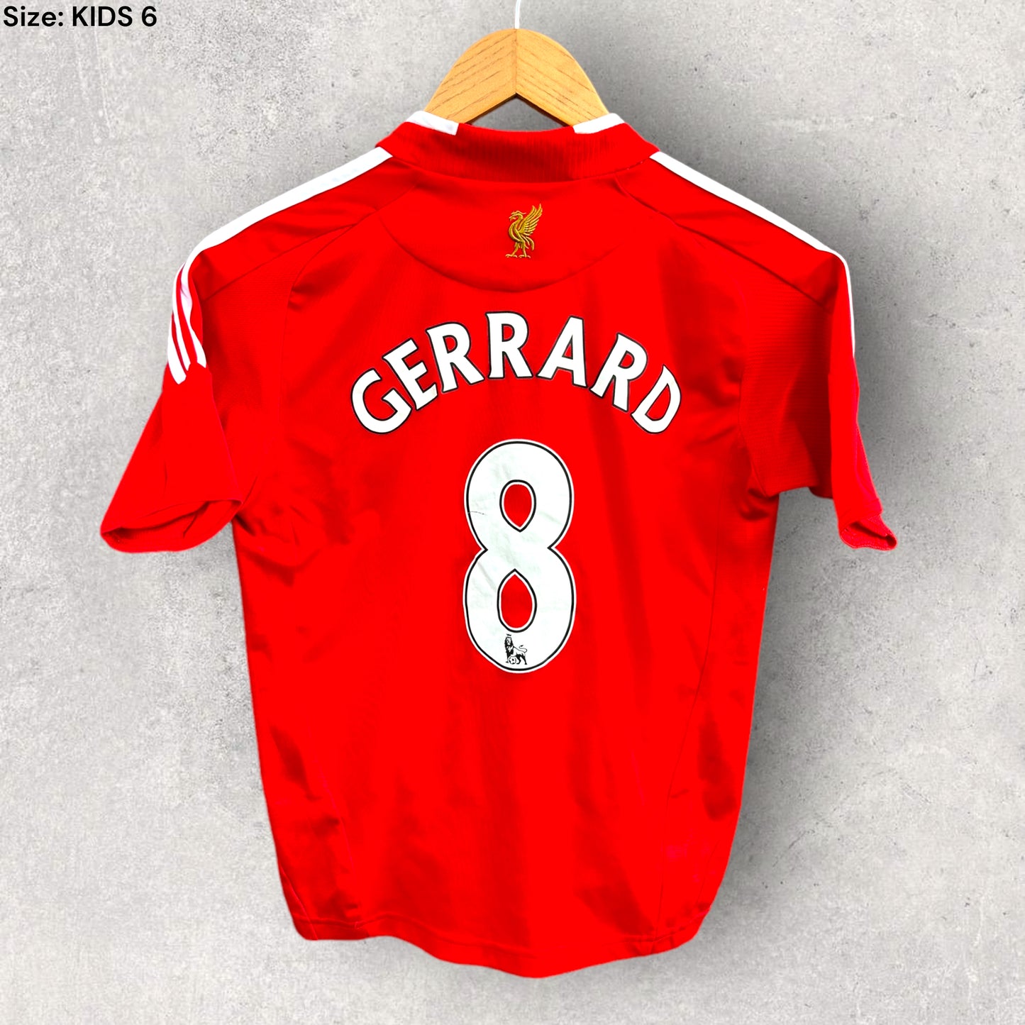 STEVEN GERRARD LIVERPOOL FC 2008 KIDS HOME JERSEY