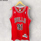 DENNIS RODMAN CHICAGO BULLS ADIDAS NBA JERSEY