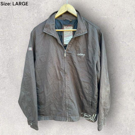 BILLABONG VINTAGE SPEC 73 BROWN FULL ZIP JACKET