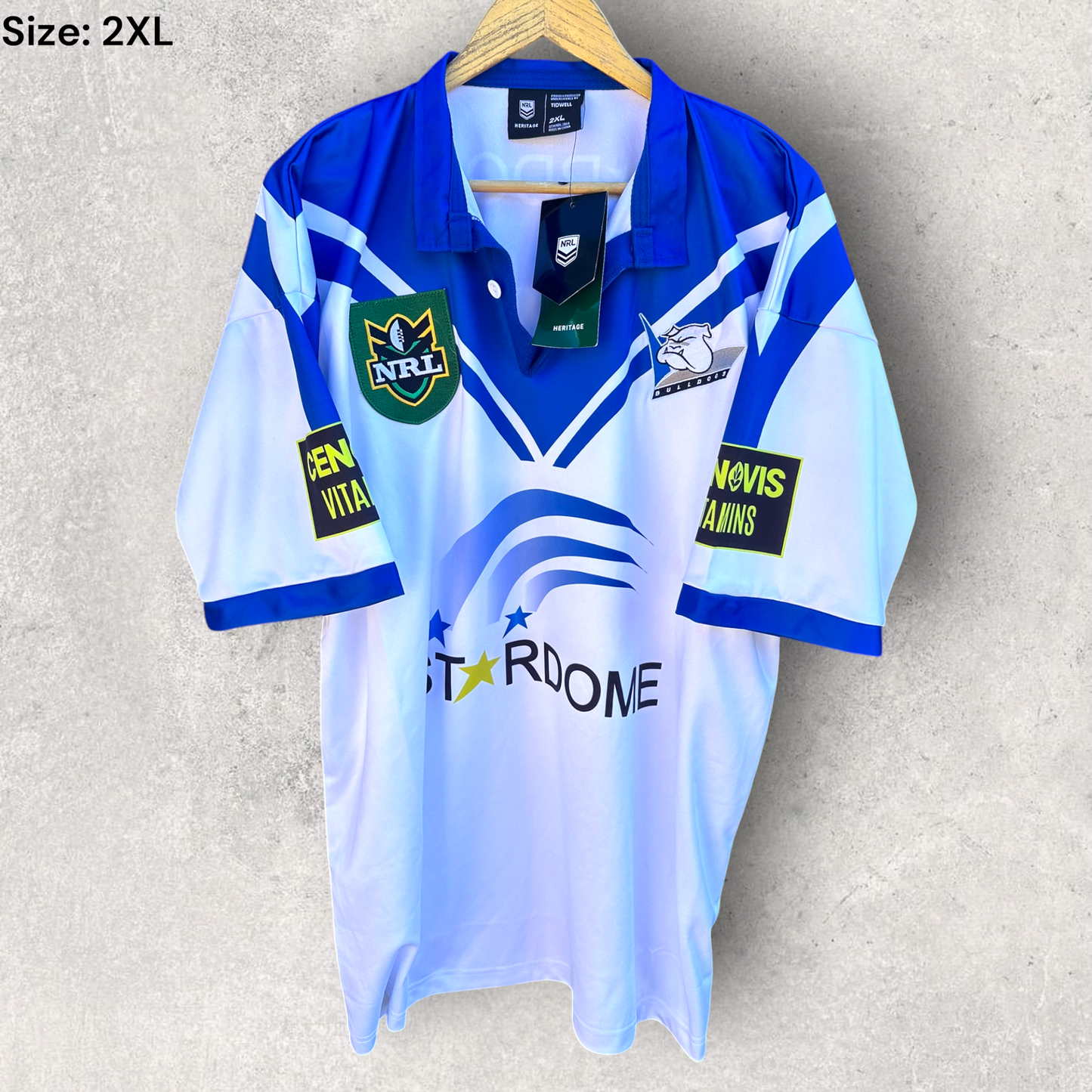 Canterbury Bulldogs 1998 NRL Heritage Jersey Brand New