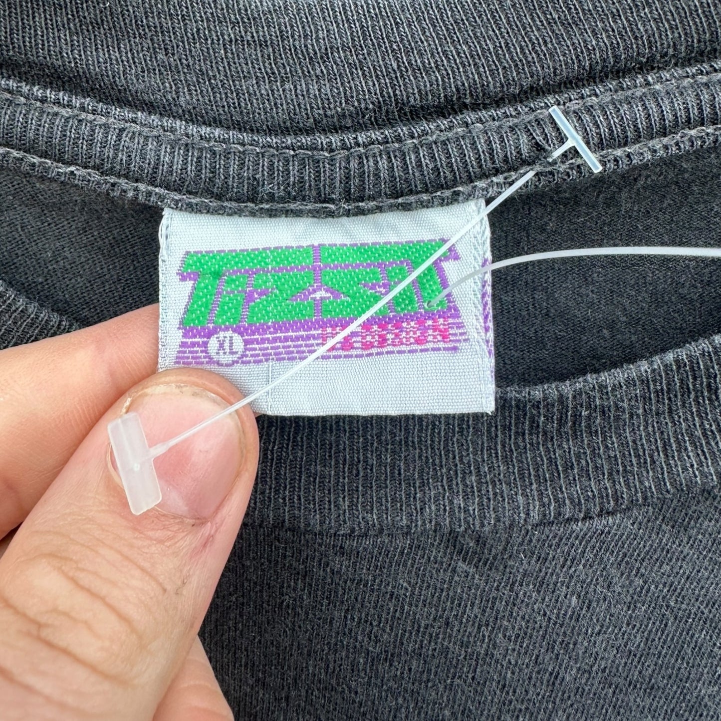 HARD ROCK CAFE AMSTERDAM 1992 10 YEAR ANNIVERSARY VINTAGE BLACK SINGLE STITCH SHIRT