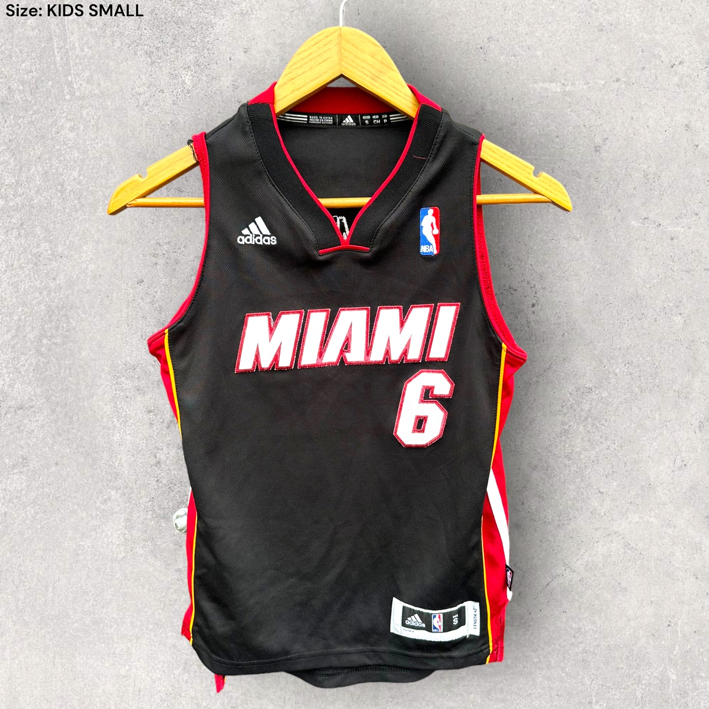 LEBRON JAMES MIAMI HEAT ADIDAS 2013 KIDS JERSEY