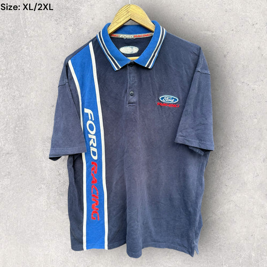 FORD RACING VINTAGE V8 SUPERCARS POLO SHIRT