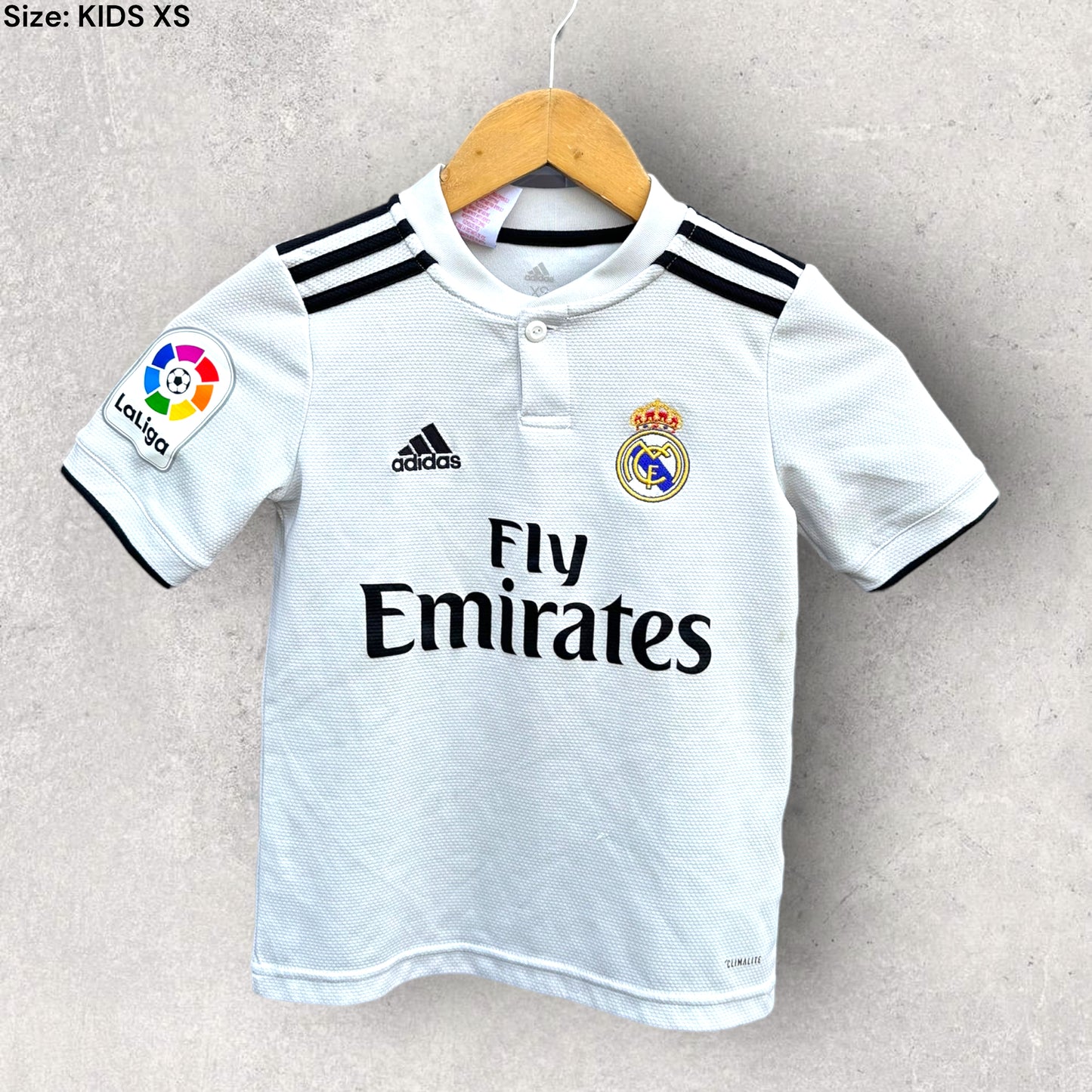 REAL MADRID 2018-2019 HOME KIDS JERSEY
