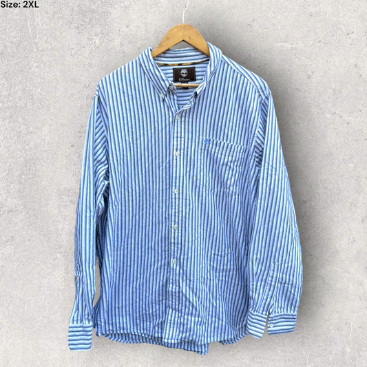 TIMBERLAND PIN-STRIP DRESS SHIRT