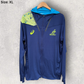 Australian Wallabies ASICS Full Zip Blue Hooded Jacket