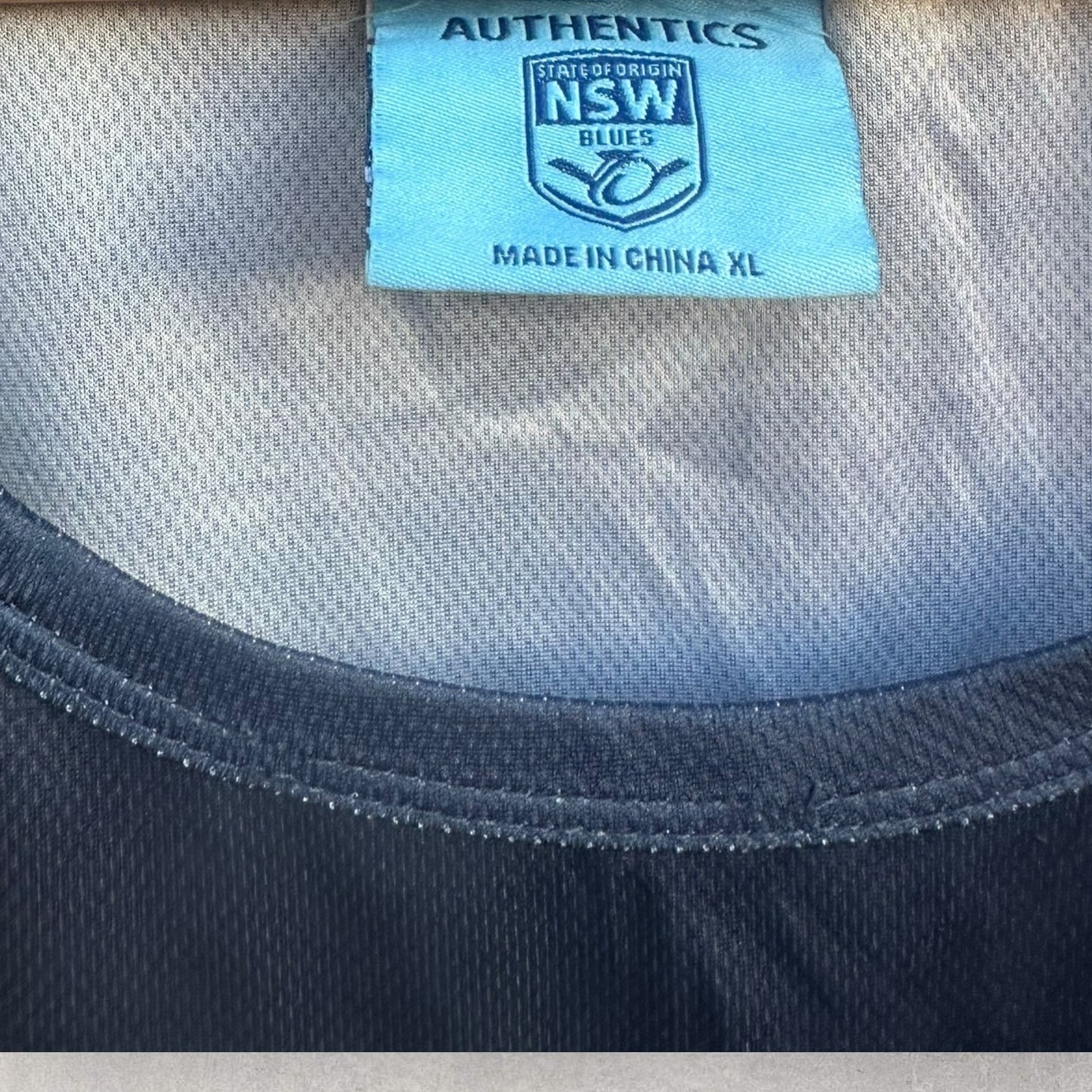 NSW BLUES CLASSIC BLUE RUGBY LEAGUE TRAINING SINGLET