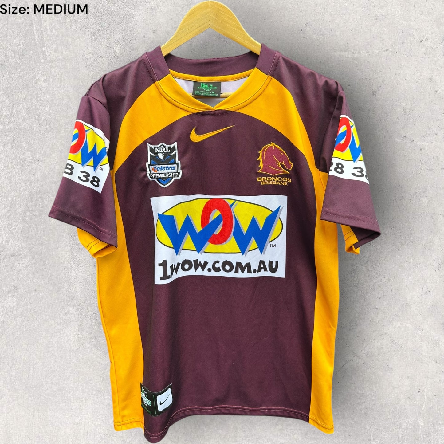 BRISBANE BRONCOS 2010 NIKE HOME JERSEY