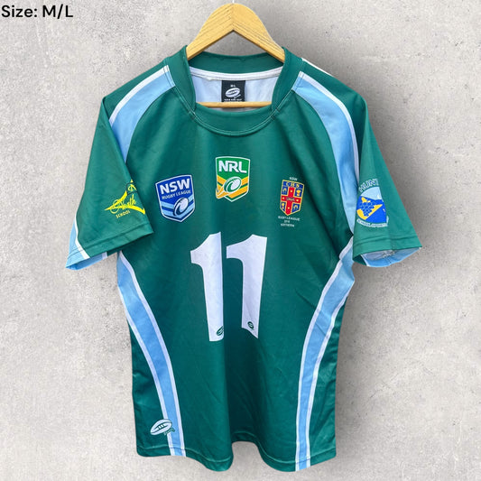 NSW CHS NORTHERN RUGBY LEAGUE MATCH WORN JERSEY