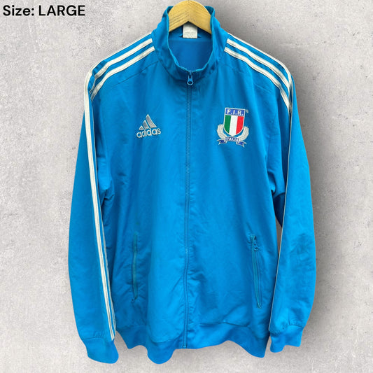 ITALY ADIDAS RUGBY UNION 2012 WINDBREAKER JACKET