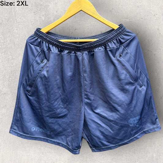NEWCASTLE KNIGHTS PLAYER ISSUED TRAINING SHORTS ISSUED TO BEN TALTY