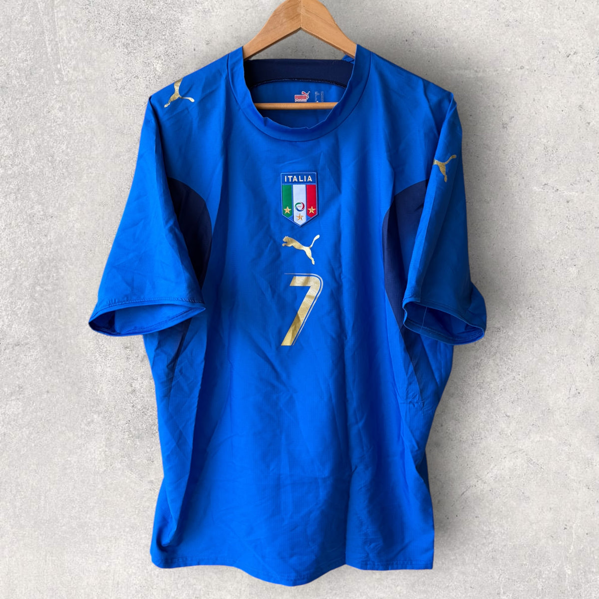 Alessandro Del Piero Italy 2006 Puma World Cup Home Football Jersey