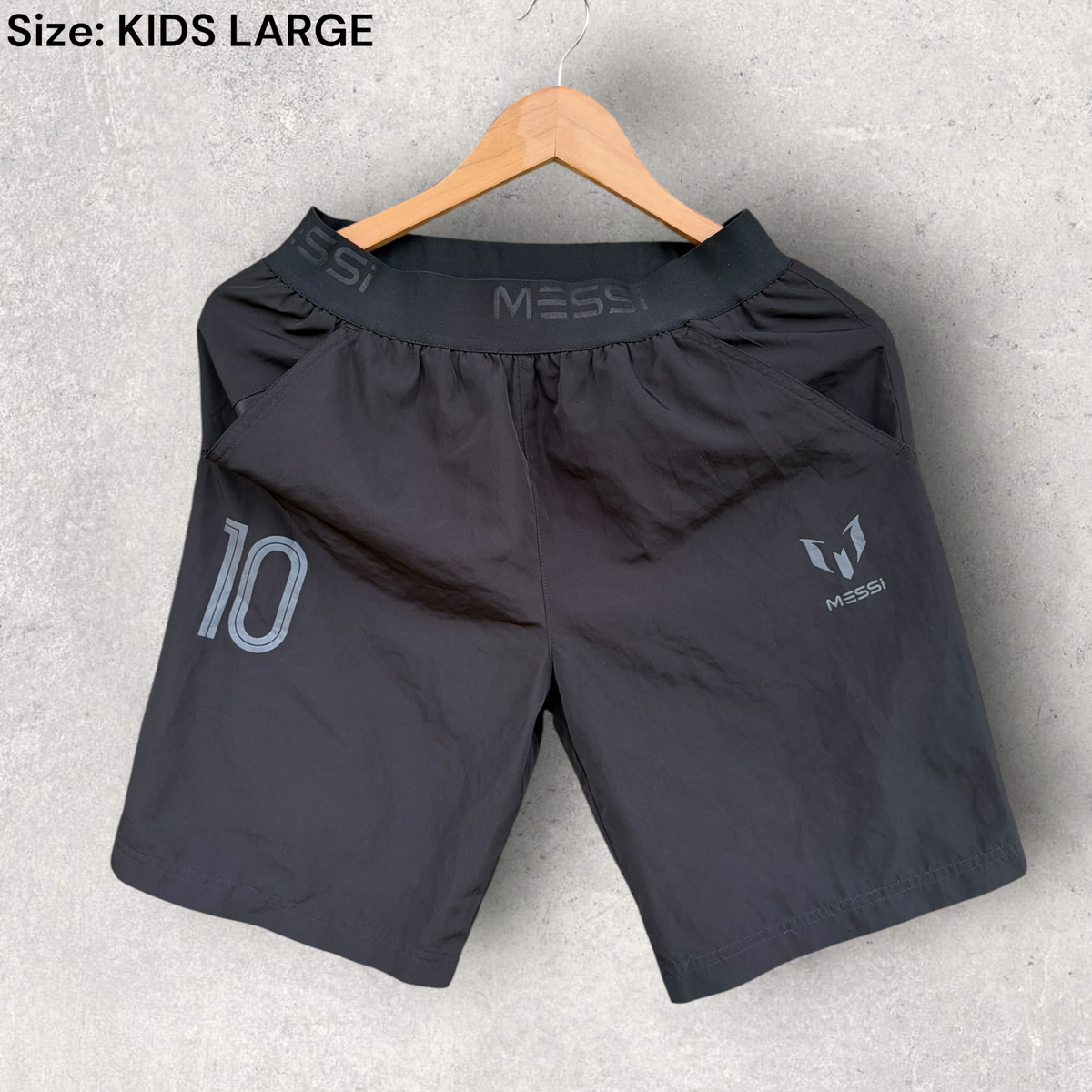 Lionel Messi Adidas Kids 2017 Black Shorts