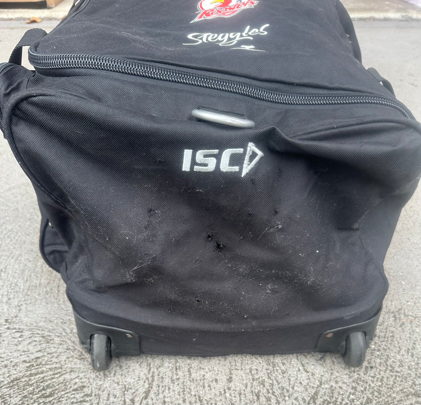 Sydney Roosters ISC Player Travel Suitcase Issued to Fletcher Baker