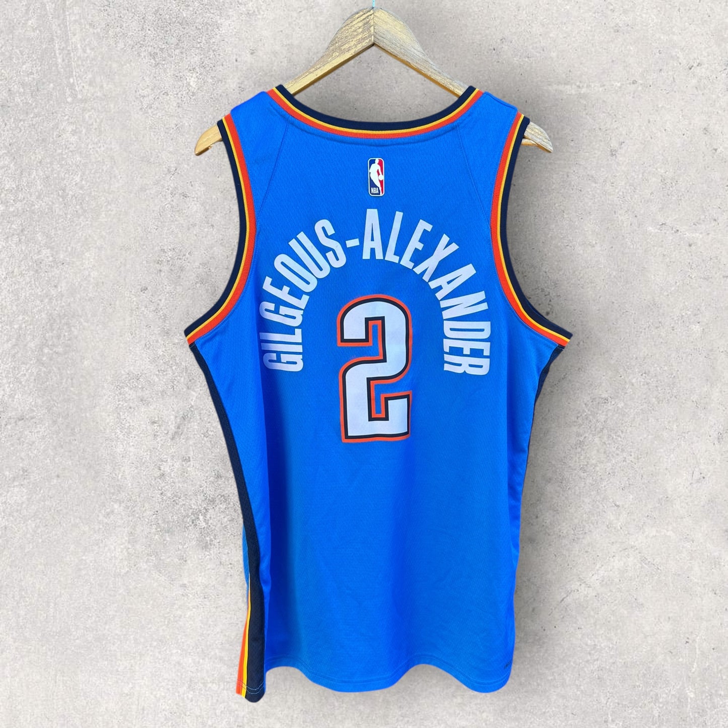 SHAI GILGEOUS-ALEXANDER OKLAHOMA CITY THUNDER NIKE NBA SWINGMAN JERSEY