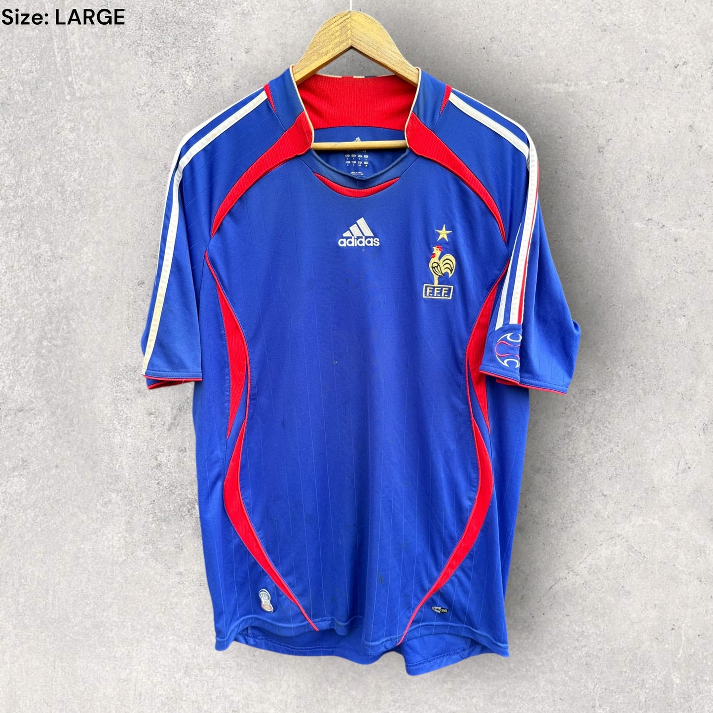 FRANCE 2006 ADIDAS HOME VINTAGE JERSEY