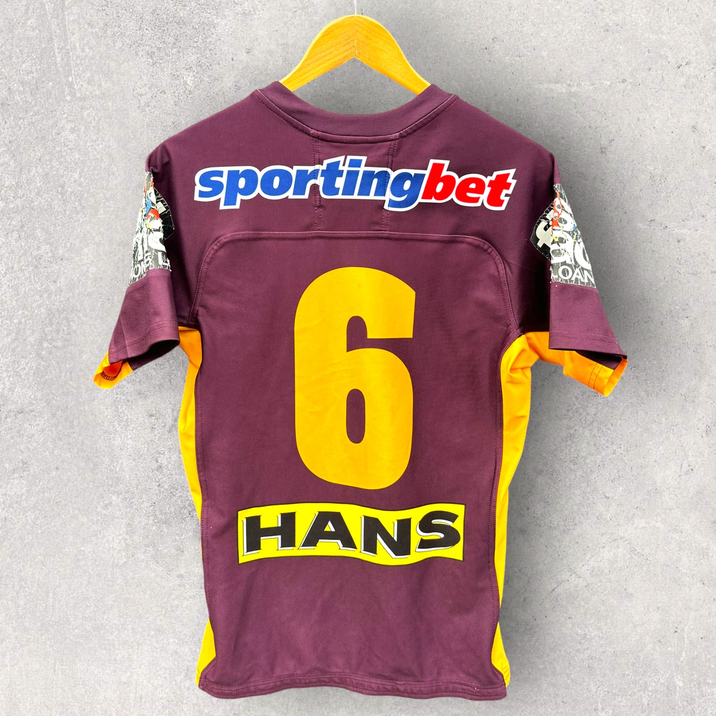 BRISBANE BRONCOS 2012 BEN HUNT HOME JERSEY