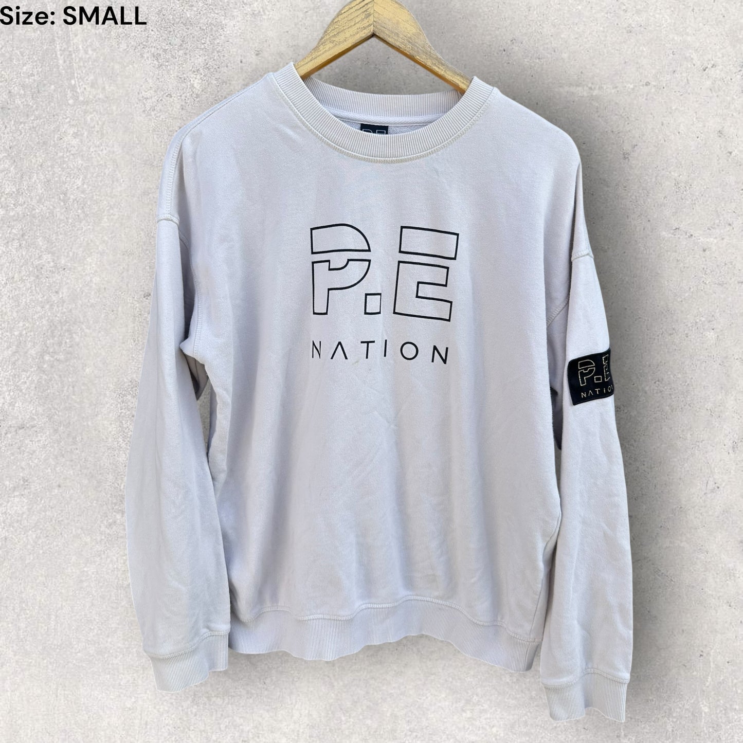 PE NATION LADIES PULLOVER CREW NECK OVERSIZED JUMPER