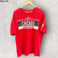 CHICAGO BULLS ADIDAS RED T-SHIRT