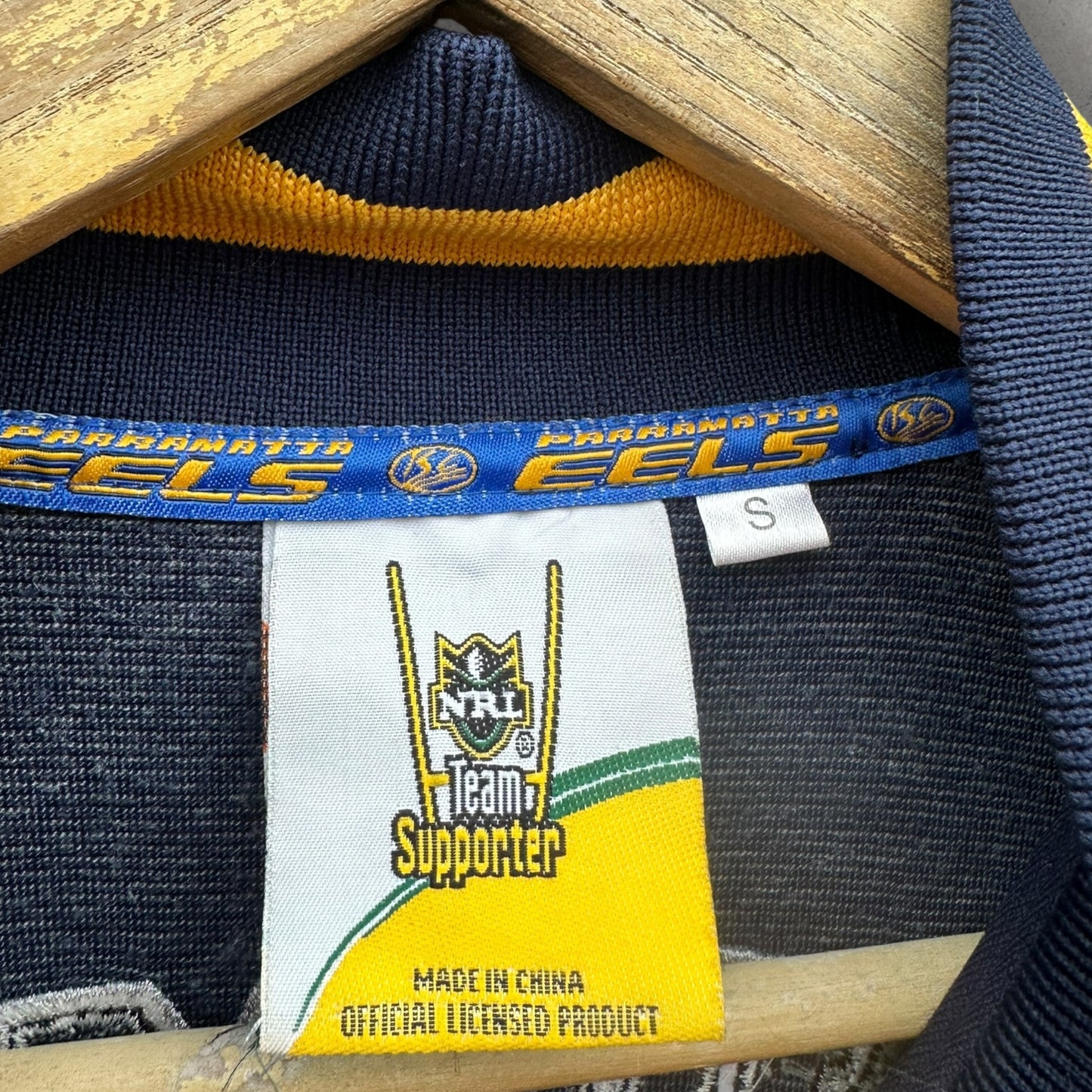 Parramatta Eels ISC Vintage Blue Full Zip Rugby League Nrl Jacket