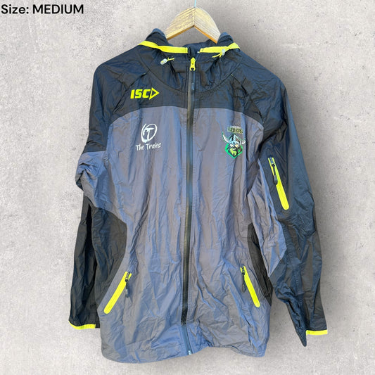 Canberra Raiders ISC Grey Windbreaker Hooded Jacket