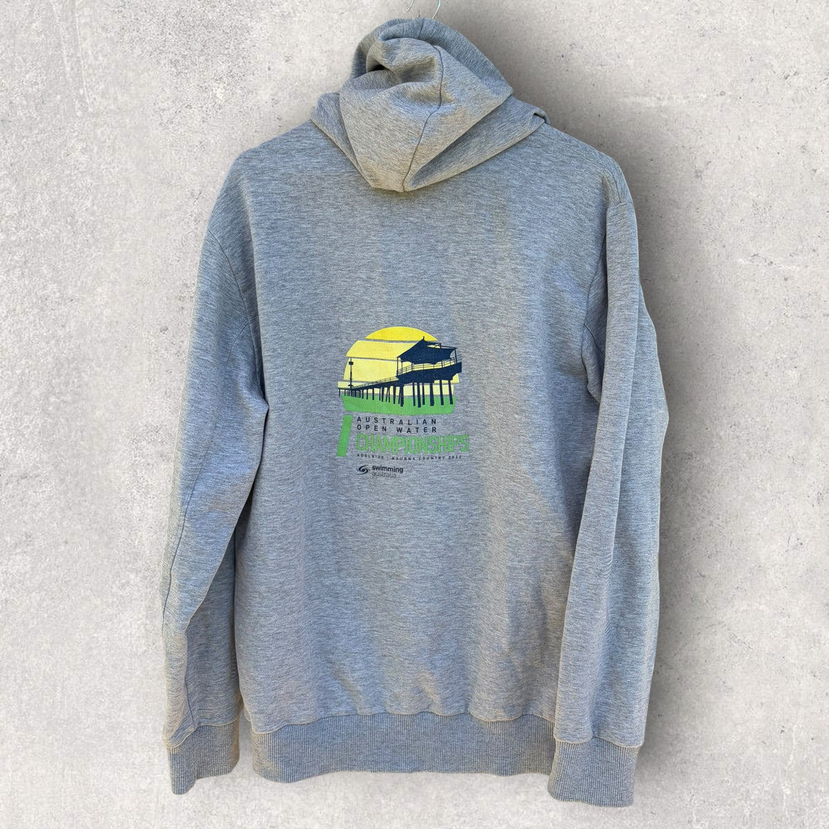 Swimming Australia Arena Grey Pullover Hooded Jumper