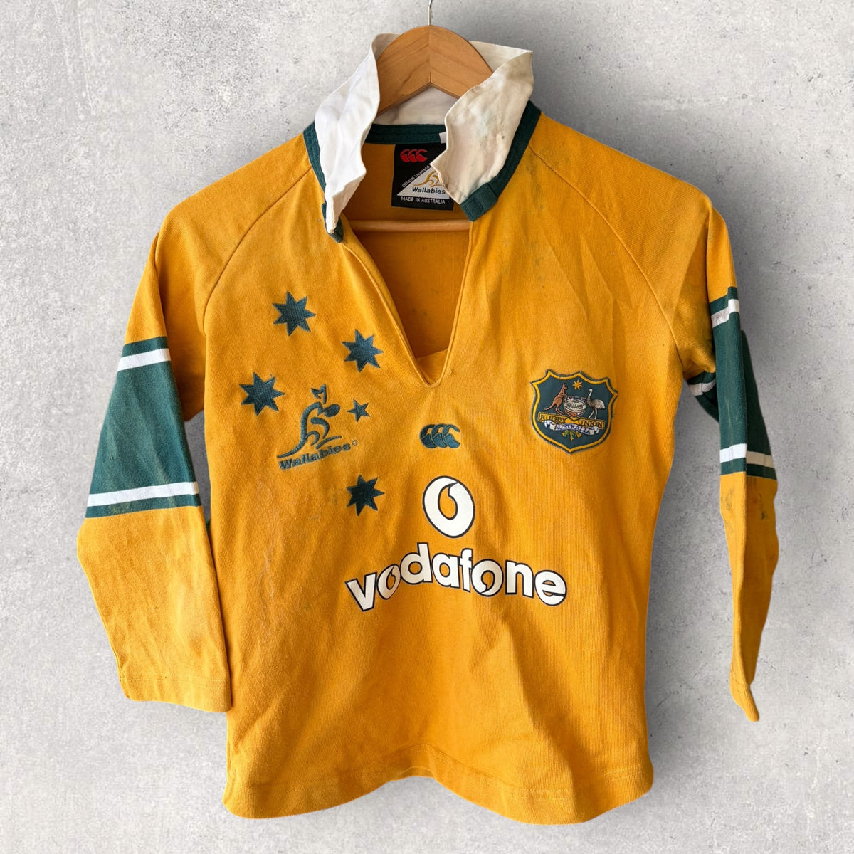 Australian Wallabies Canterbury Vintage Kids Signed Jersey
