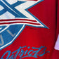 New England Patriots 1985 AFC champions Vintage Logo 7 Red 3/4 Sleeve Shirt