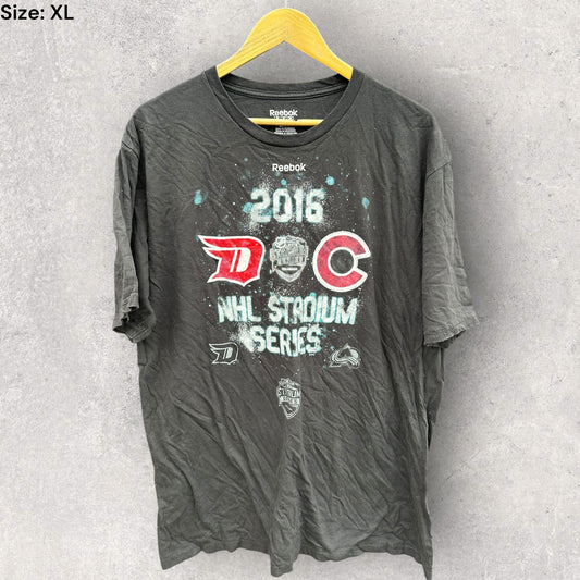 DETROIT RED WINGS V COLORADO AVALANCHE 2016 NHL STADIUM REEBOK SHIRT