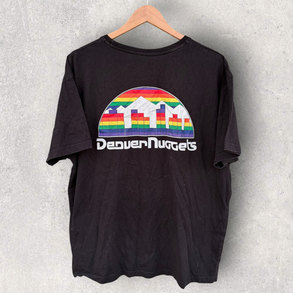 Denver Nuggets Mitchell & Ness Black Basketball Shirt