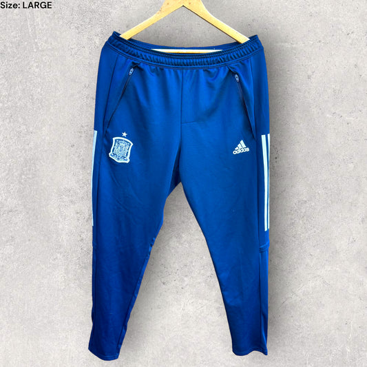 SPAIN ADIDAS BLUE TRACK PANTS