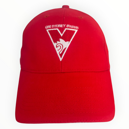 Sydney Swans Puma 2004 Members Vintage AFL Red Baseball Hat Cap