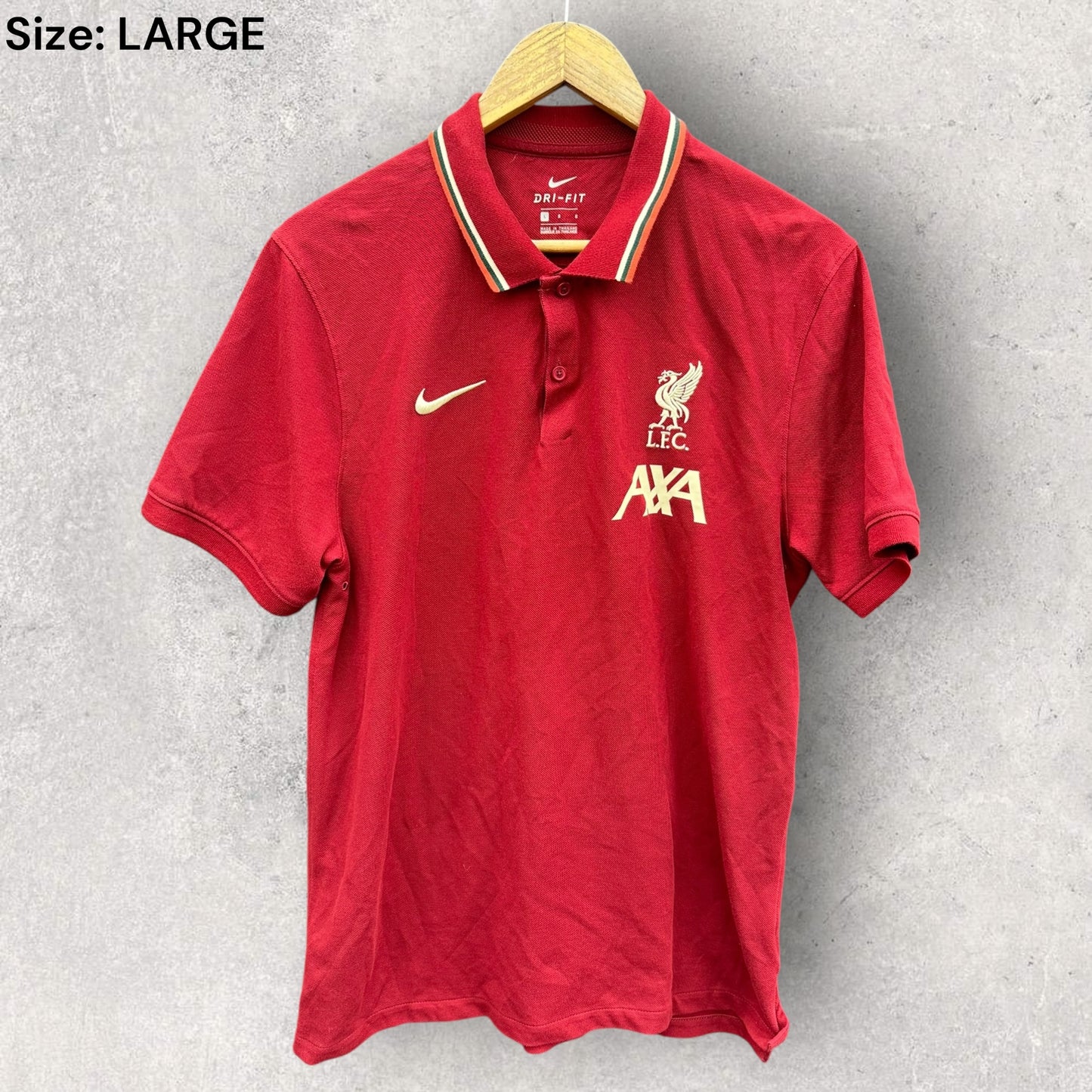 Liverpool FC Nike Red Polo Travel Shirt