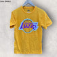 KOBE BRYANT LA LAKERS MAJESTIC YELLOW NBA SHIRT