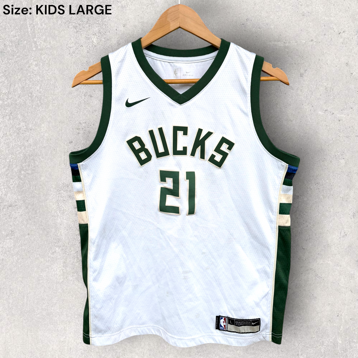 Jrue Holiday Milwaukee Bucks Nike 2020 Kids Swingman NBA Jersey