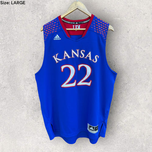 KANSAS JAYHAWKS ADIDAS 2014 NCAA BASKETBALL JERSEY