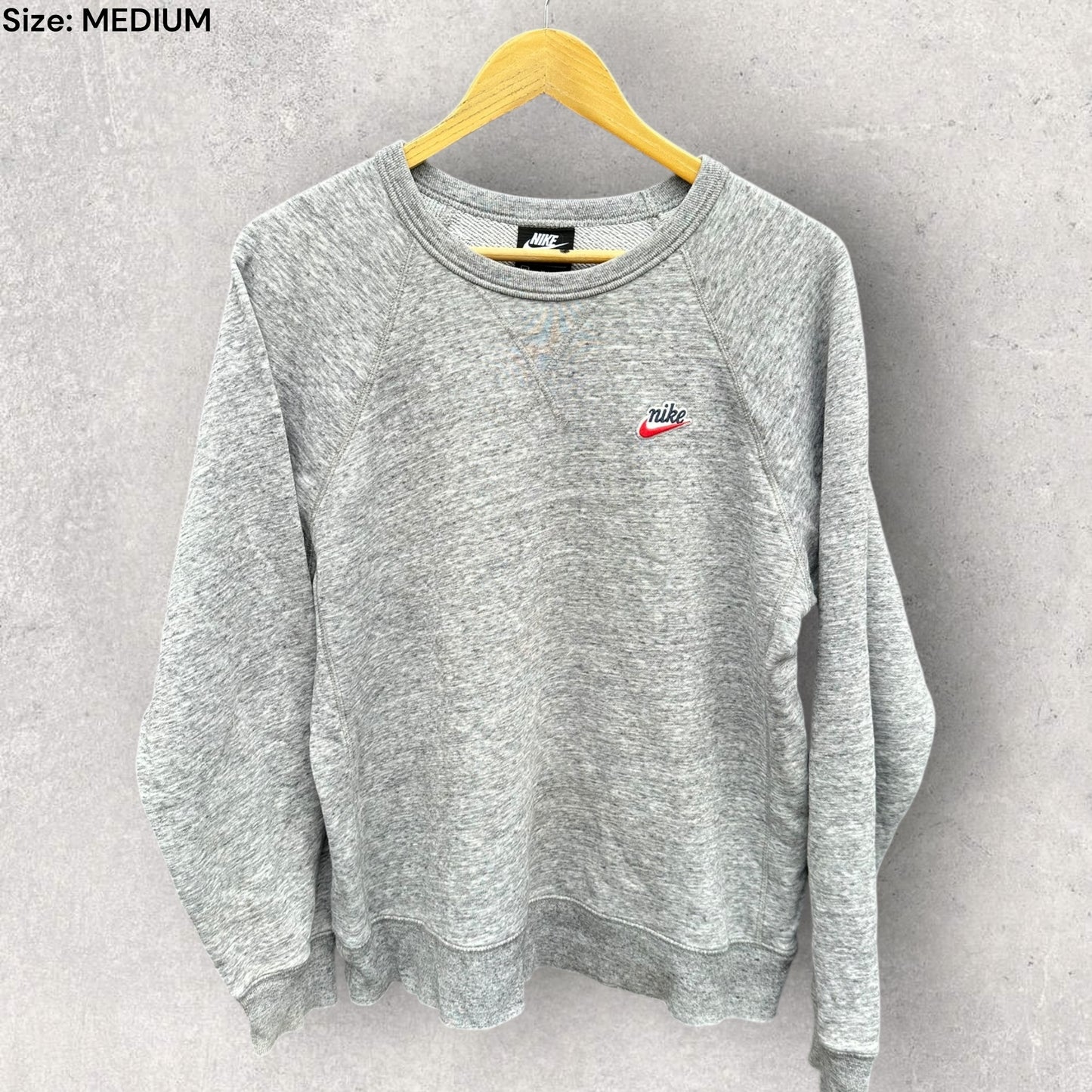 NIKE GREY PULLOVER CREWNECK JUMPER