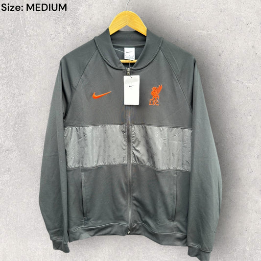LIVERPOOL FC NIKE BLACK SOCCER TRACK JACKET NEW WITH TAGS