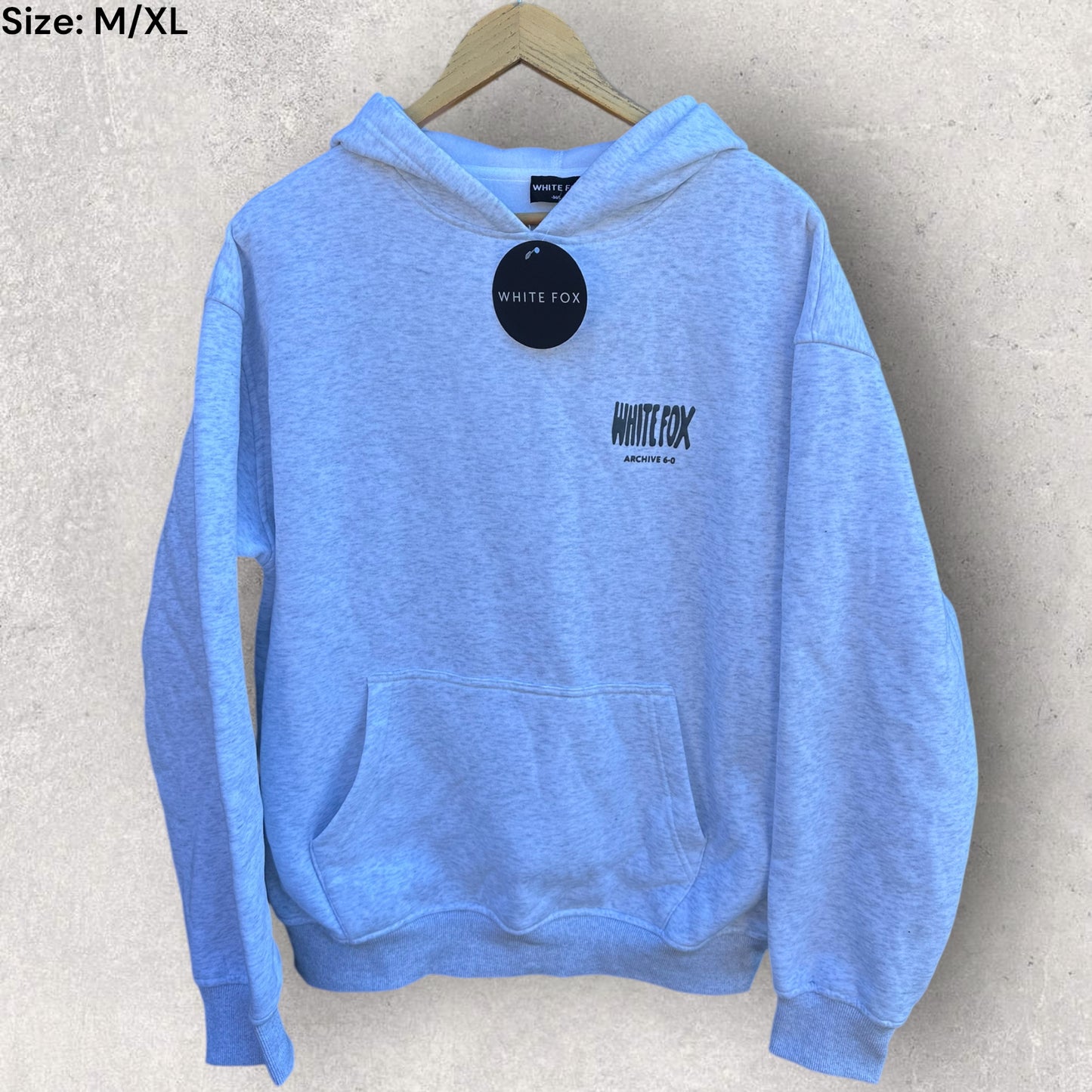 WHITE FOX CANT COMPLAIN ARCHIVE 6.0 GREY PULLOVER JUMPER