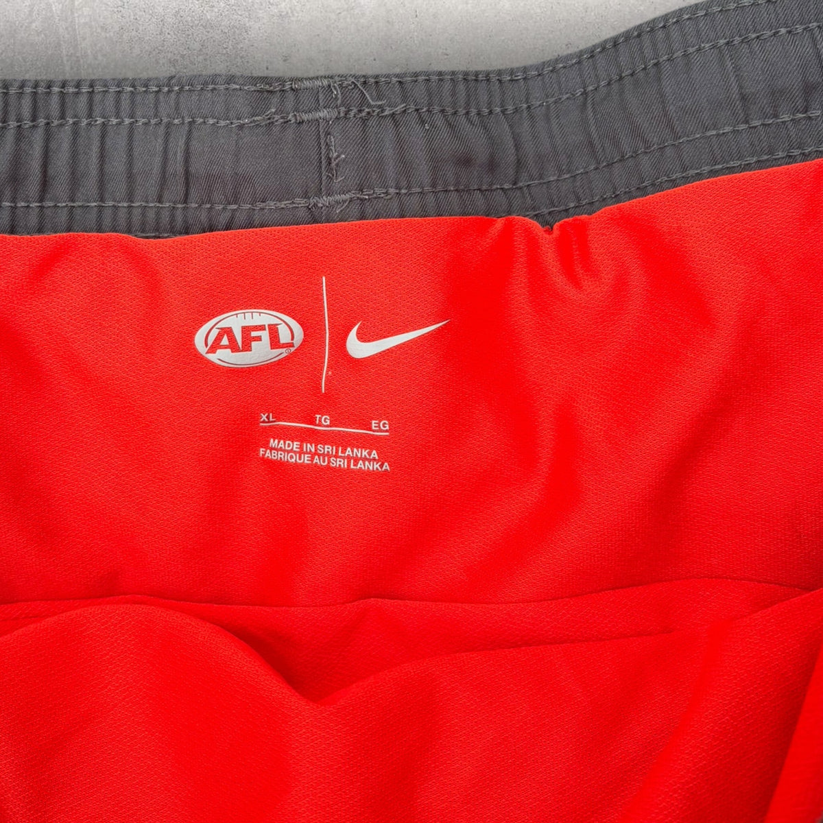 Sydney Swans Nike Grey Training Shorts