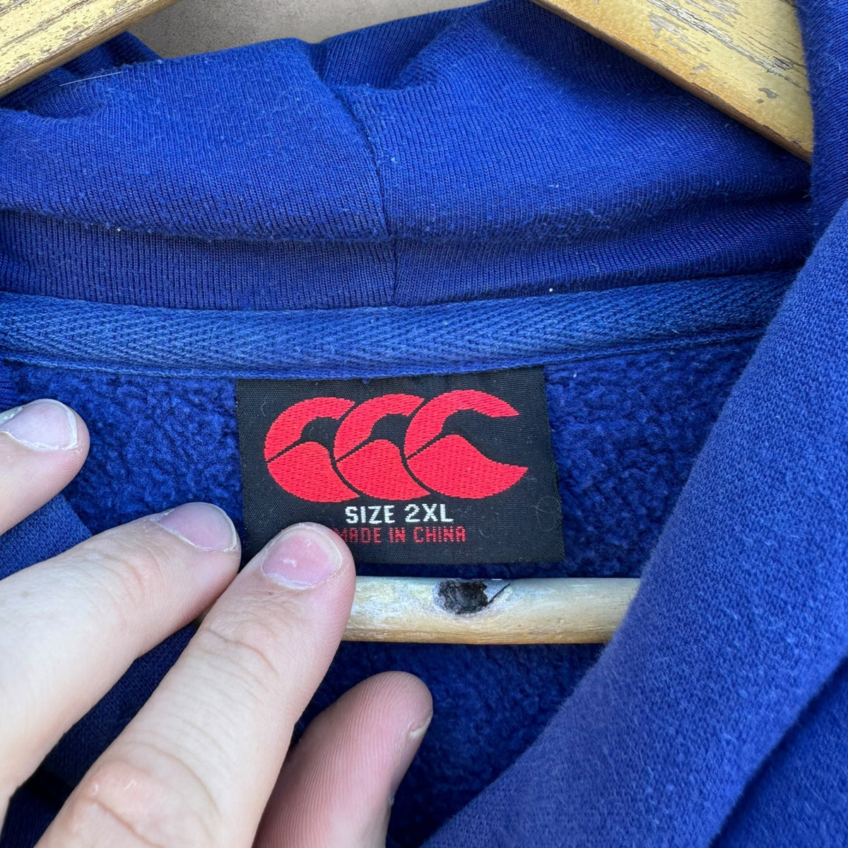 Canterbury Bulldogs Blue Pullover Hooded Jumper