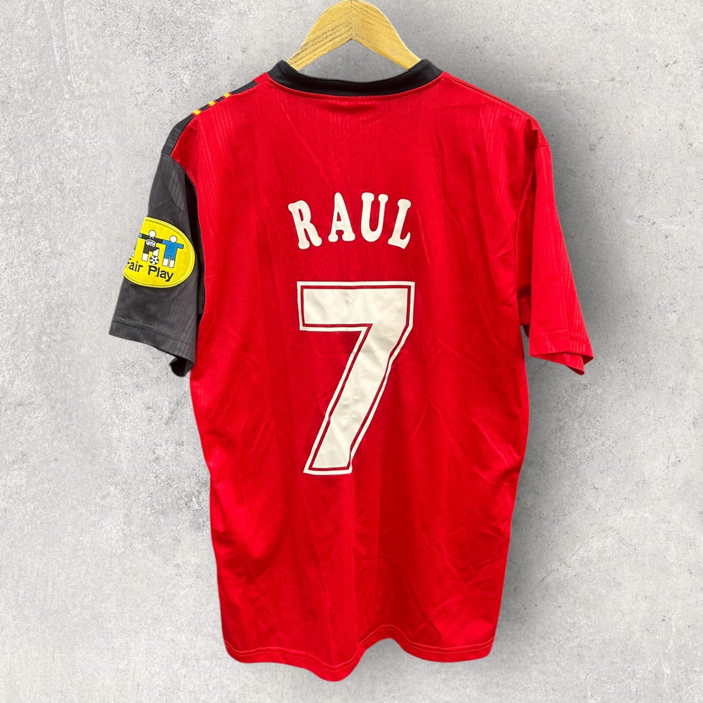 SPAIN 1996 RAUL ADIDAS REPLICA FOOTBALL JERSEY