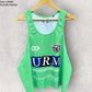 MANLY WARRINGAH SEA EAGLES GREEN PLAYER ISSUED TRAINING BIB