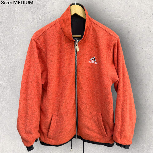 ADIDAS REVERSIBLE VINTAGE HOODED JACKET