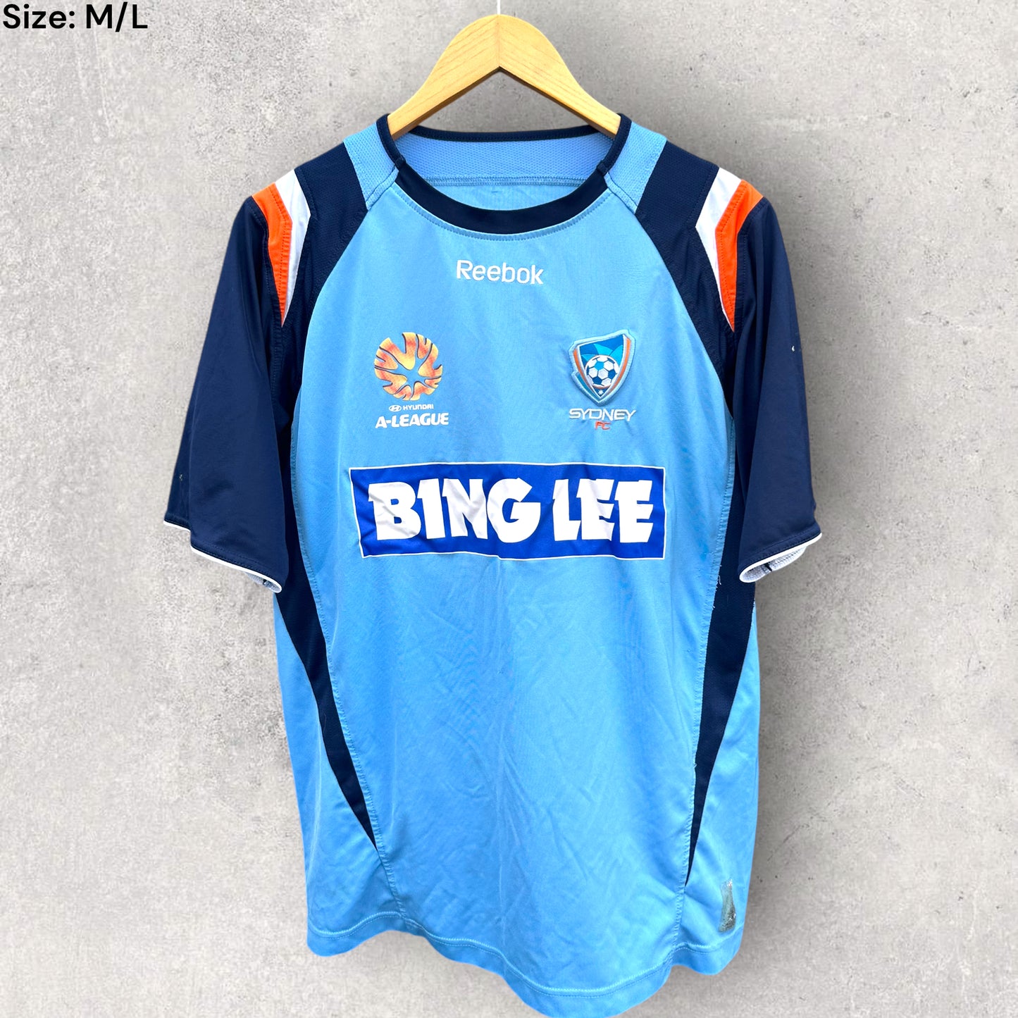 SYDNEY FC 2008-2009 HOME REEBOK JERSEY