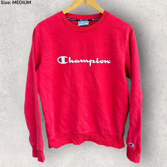 CHAMPION RED PULLOVER JUMPER